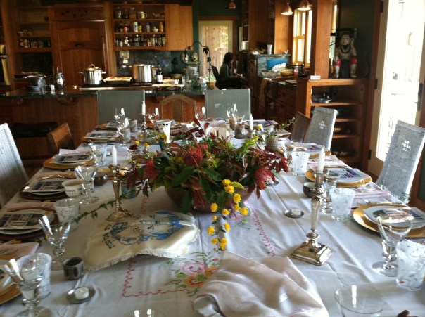 Pesach Table at the Feldman Home 2012