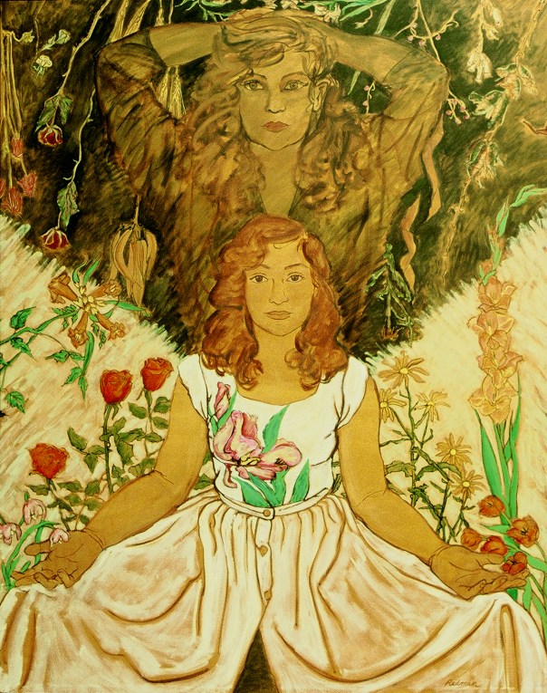 Nicole and her Shadow (19 Years) - 1983 by Helen Redman