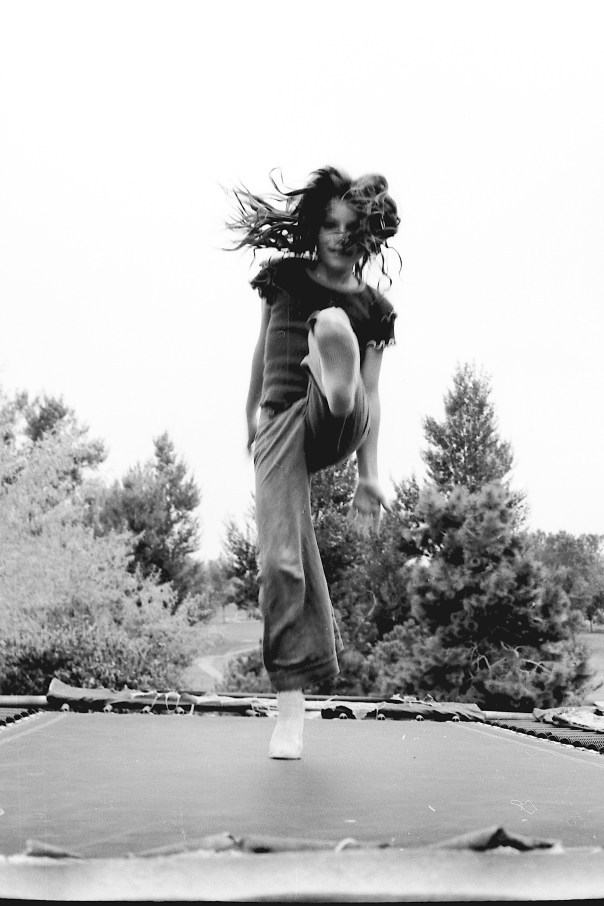 Skillfully Trampoline Jumping in my youth