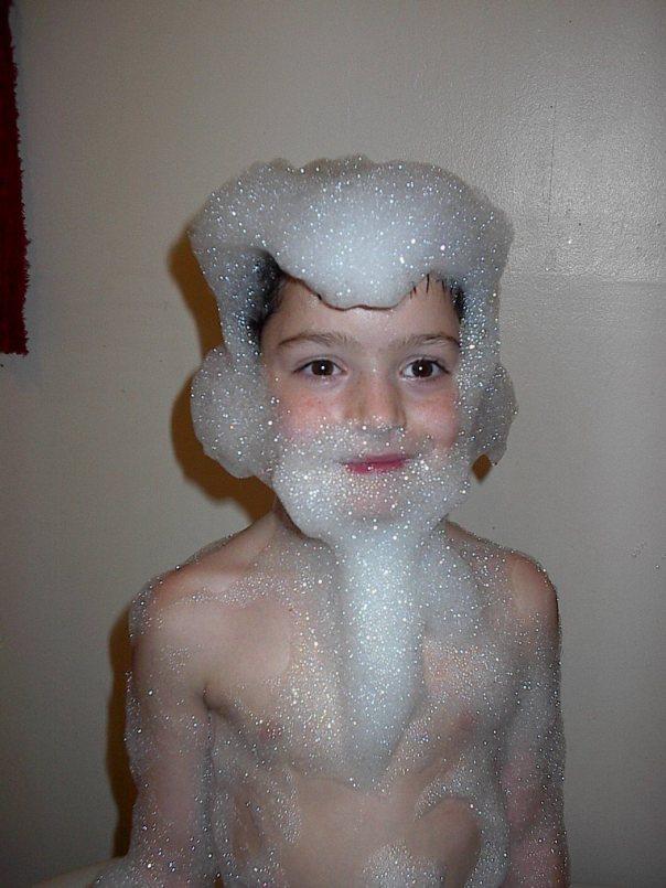 My youngest when he still believed in magic.