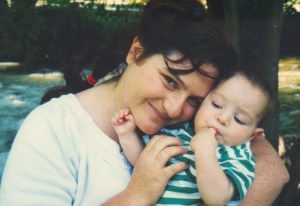 Ethan and his Mommy, summer of 1997